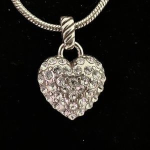 Brighton crystal heart necklace